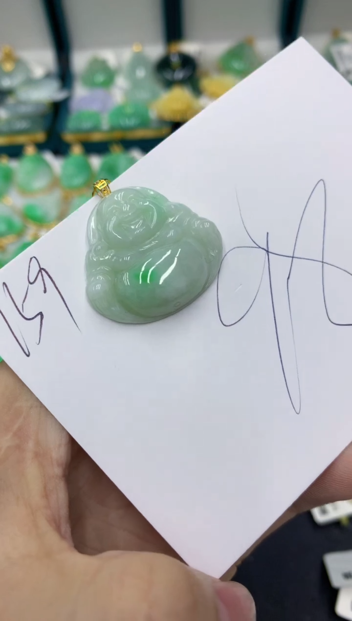【闪购商品】翡翠颈饰18K金镶嵌翡翠