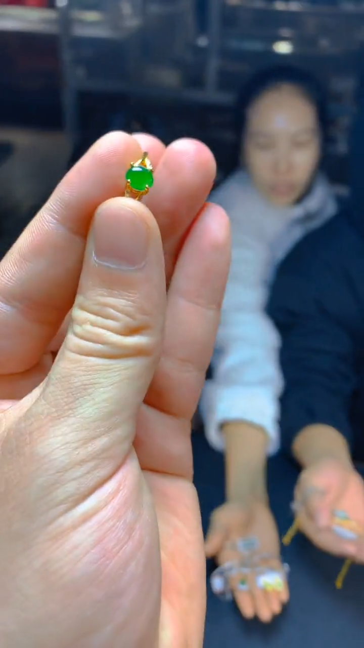 【闪购商品】翡翠戒指未镶嵌1034954968多样性发一