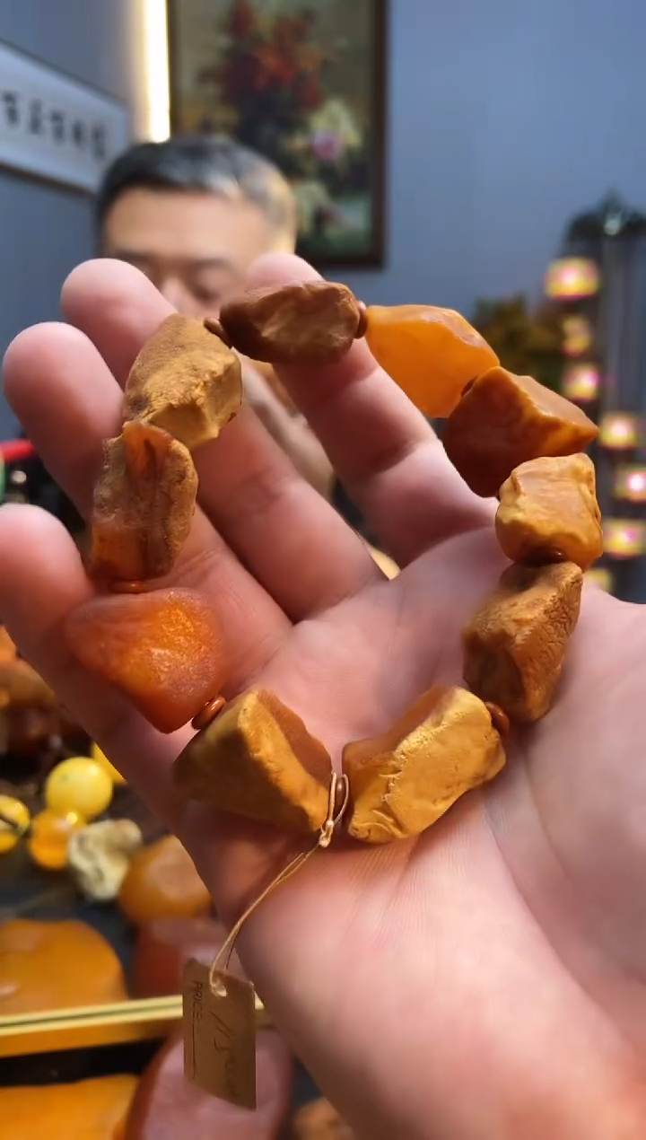 手链琥珀未镶嵌手串