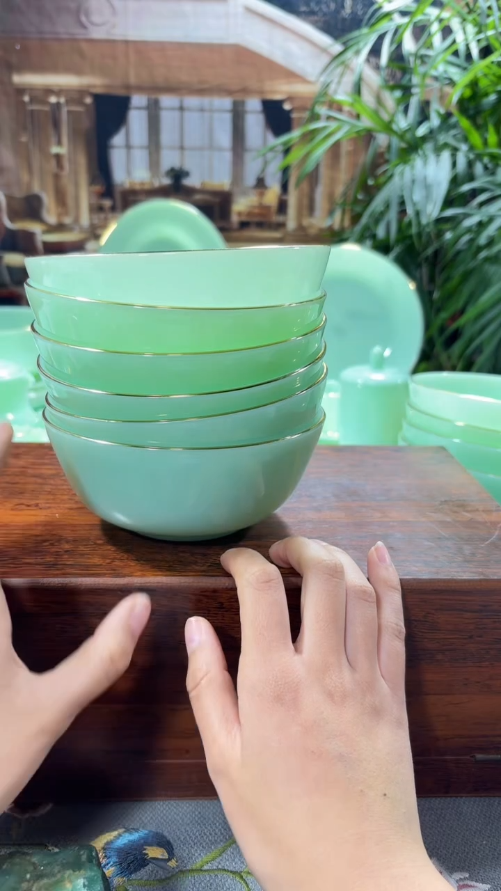 【闪购商品】...5.5英寸玉瓷碗6个口径13.8厘米 