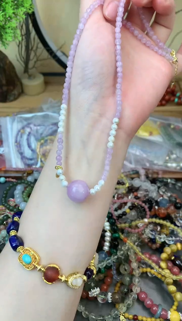 【闪购商品】锂辉石项链未镶嵌342