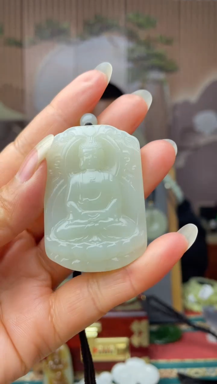 颈饰未镶嵌和田玉拍一发一