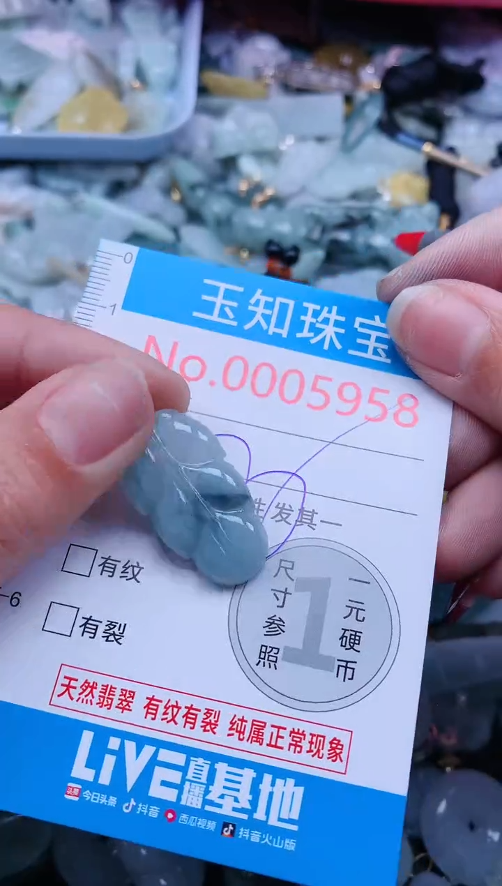 【闪购商品】翡翠吊坠(不含链)未镶嵌5958