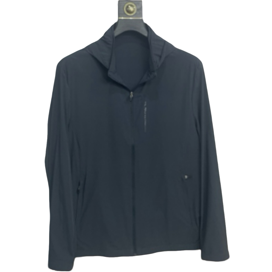 25F-6162防风透气夏季薄款休闲外套男士可脱卸连帽夹克