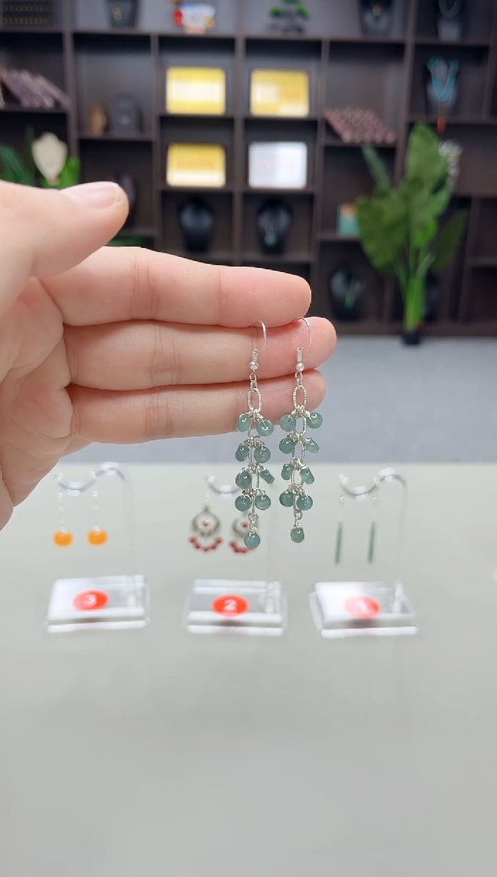 未镶嵌翡翠耳饰911000