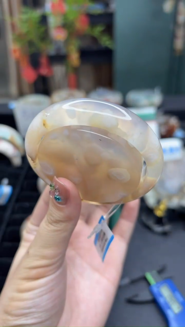 【闪购商品】石英质玉手镯未镶嵌504（55圈赠送镯心）