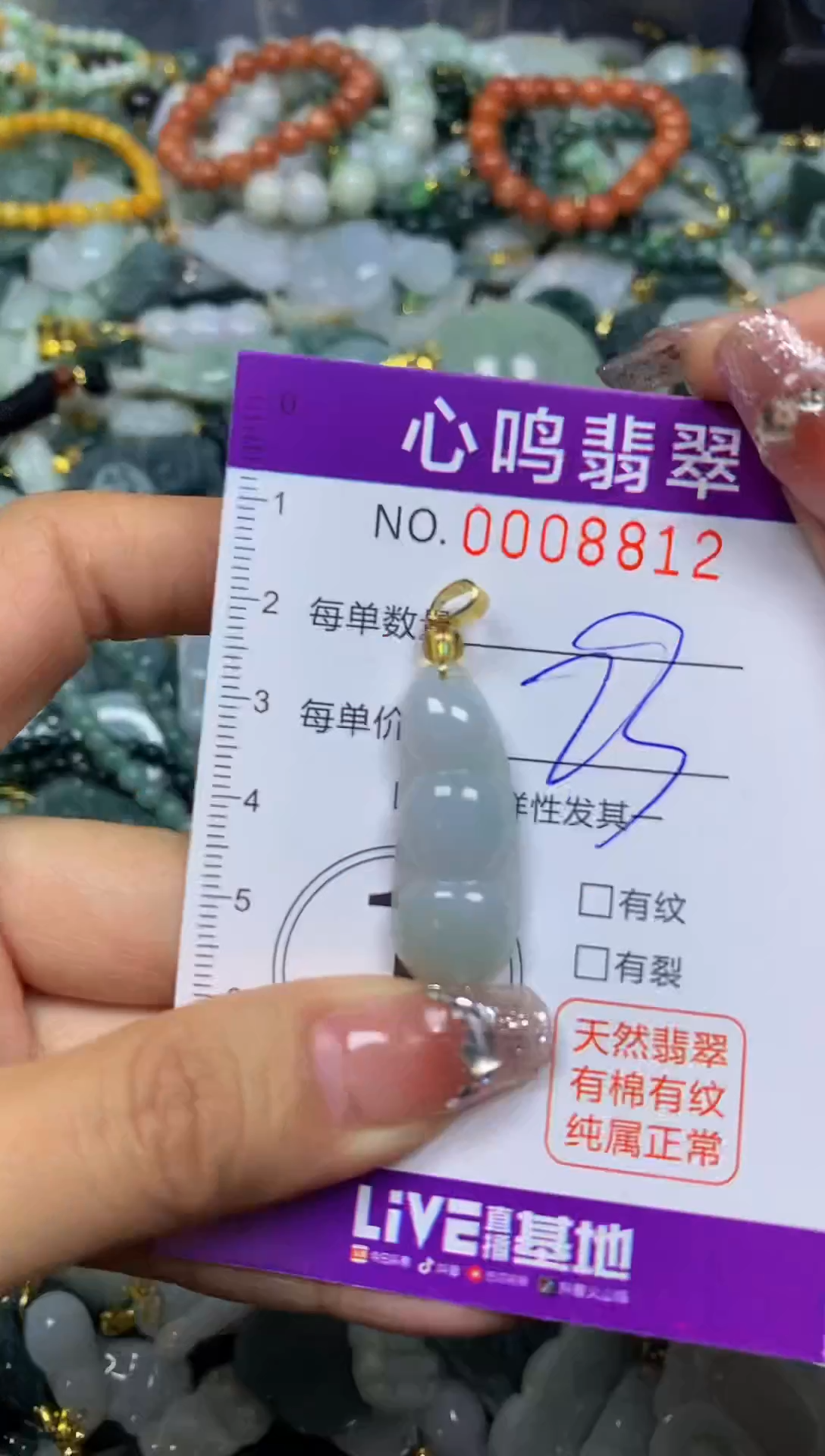 【闪购商品】翡翠颈饰未镶嵌闪购008812