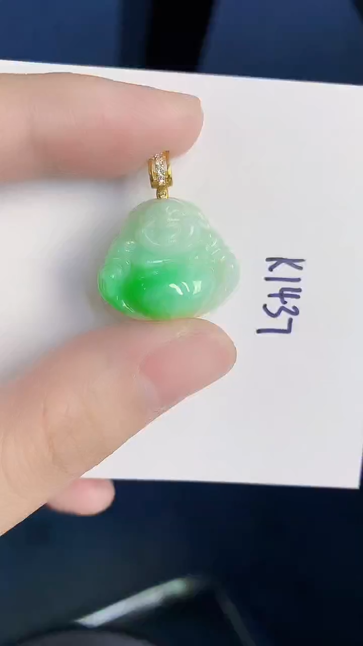 颈饰未镶嵌翡翠天然翡翠缅甸A货