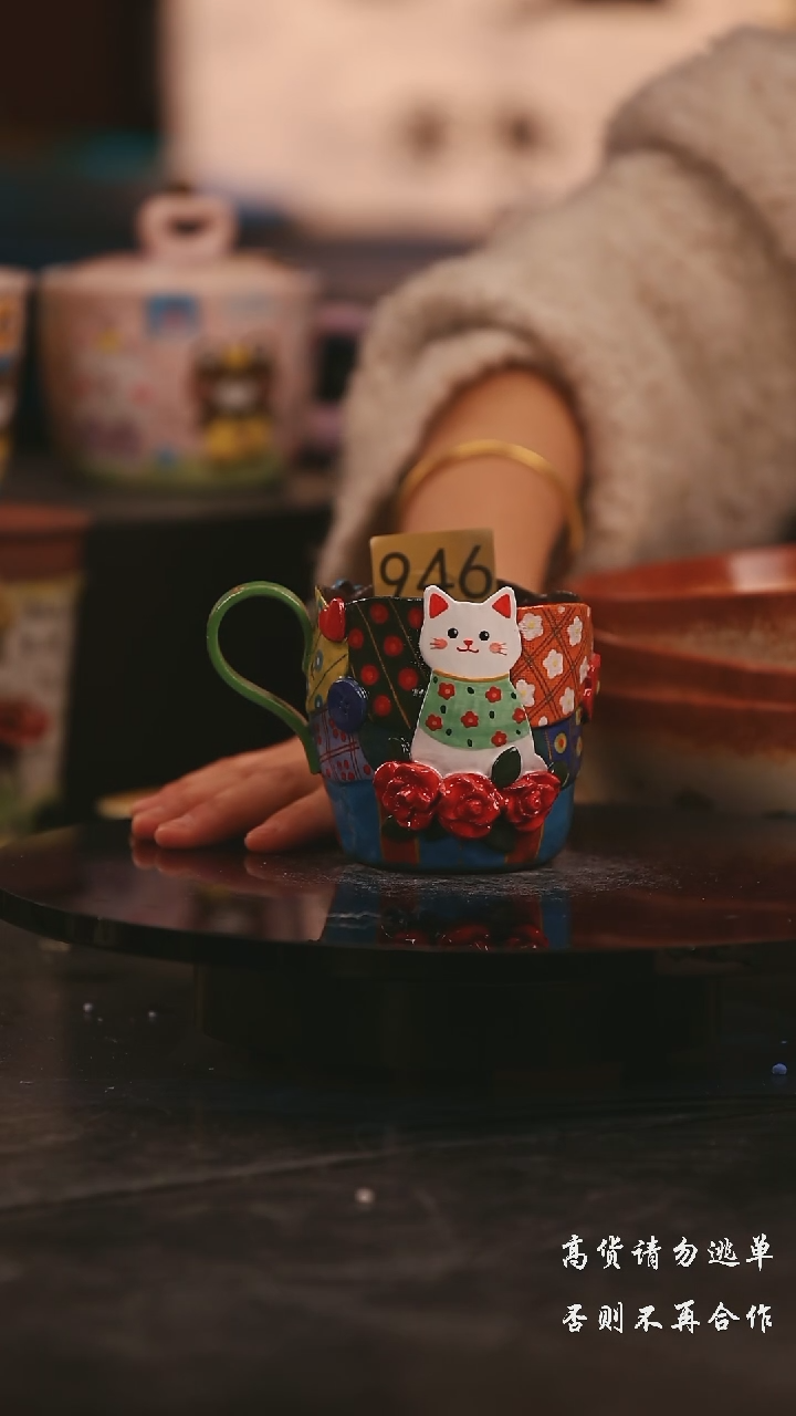 陶瓷景德镇可爱设计师款陶瓷 