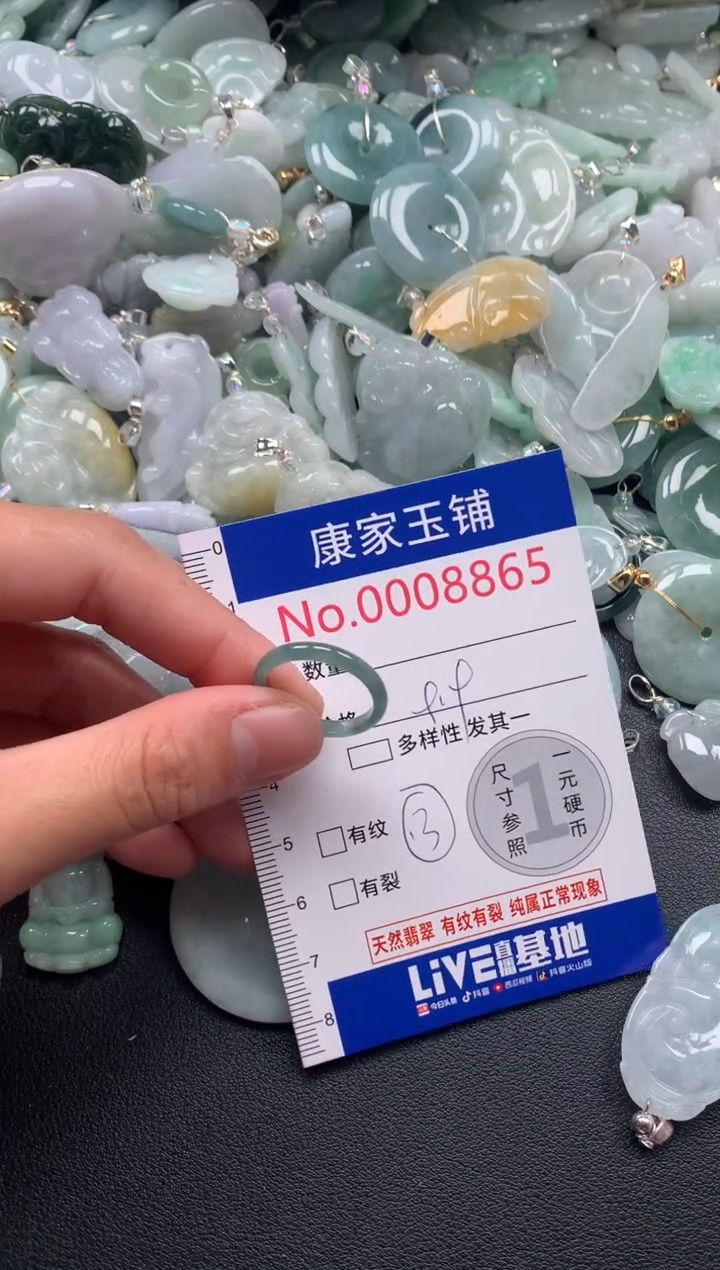 颈饰未镶嵌翡翠8865