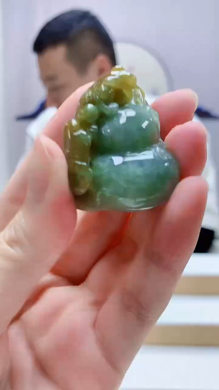 颈饰未镶嵌翡翠4898zm-JJ挂件3
