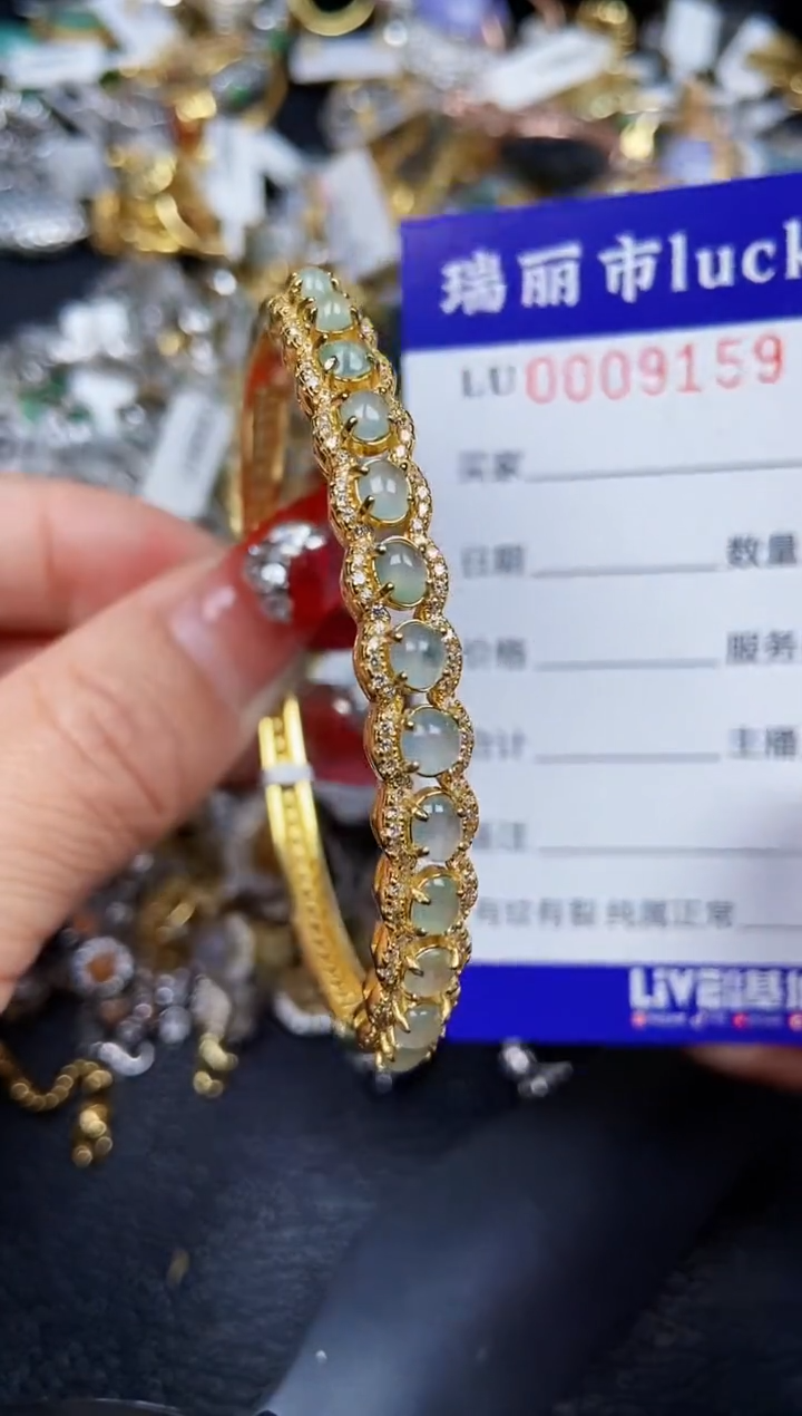 【闪购商品】翡翠颈饰银S925镶嵌9159