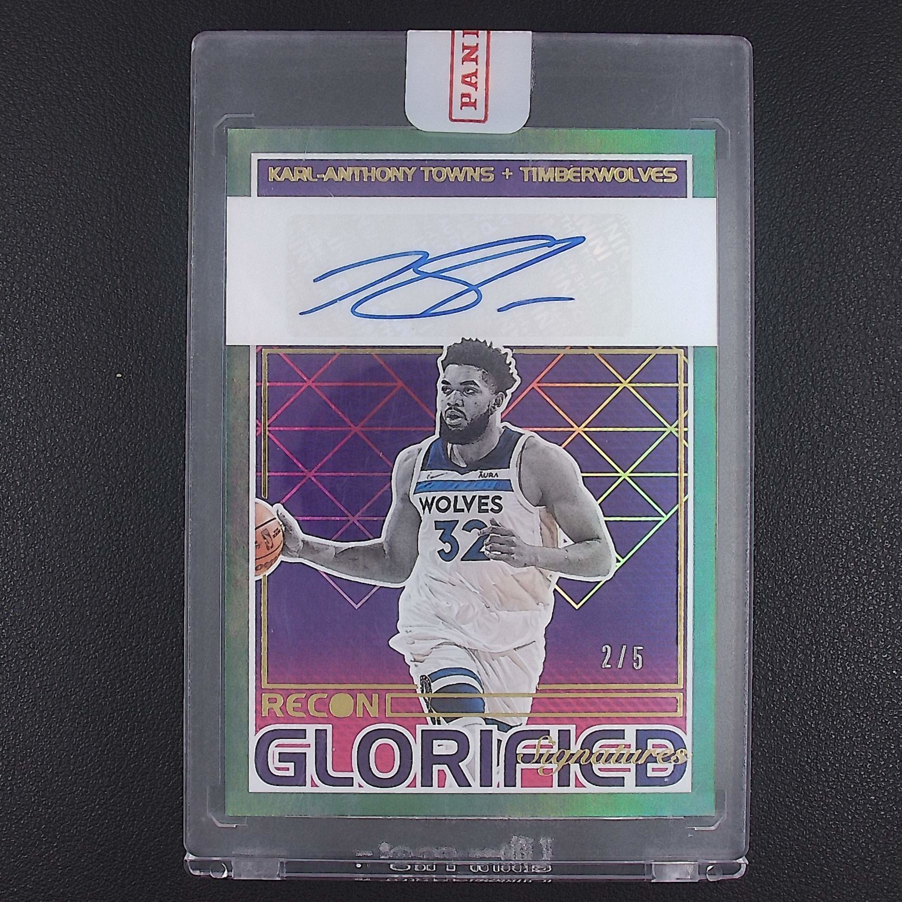 安东尼唐斯 RECON 5编 帕尼尼NBA国宝手提签字球星卡 