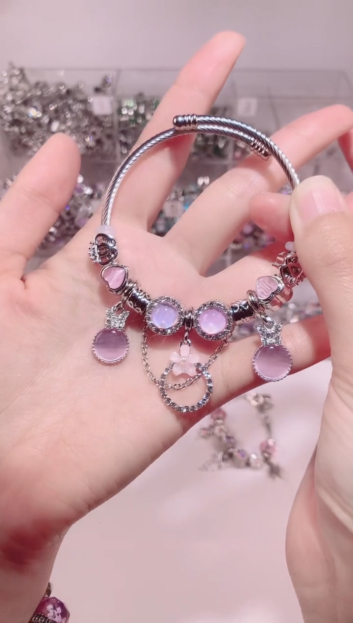 无铜合金粉色系成品，库存1~