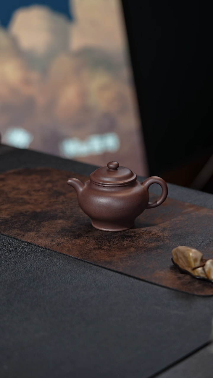 【闪购商品】紫泥茶壶半手紫泥掇只