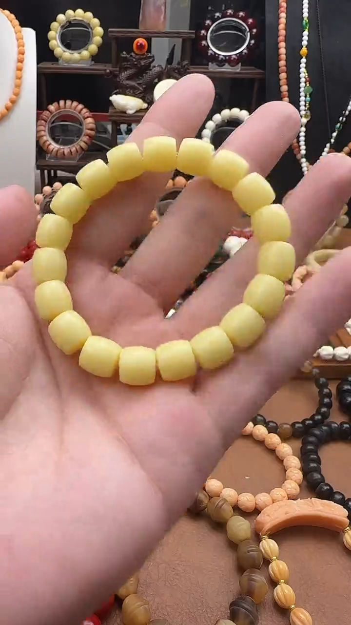 珐琅非金属高端传乗㊎复古手串多样性10mm发-件