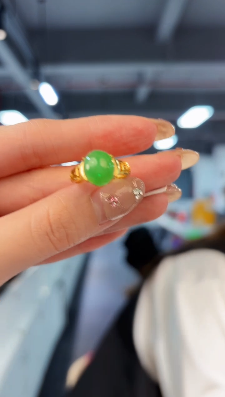 【闪购商品】翡翠戒指未镶嵌缅料A货/支持复检/一件