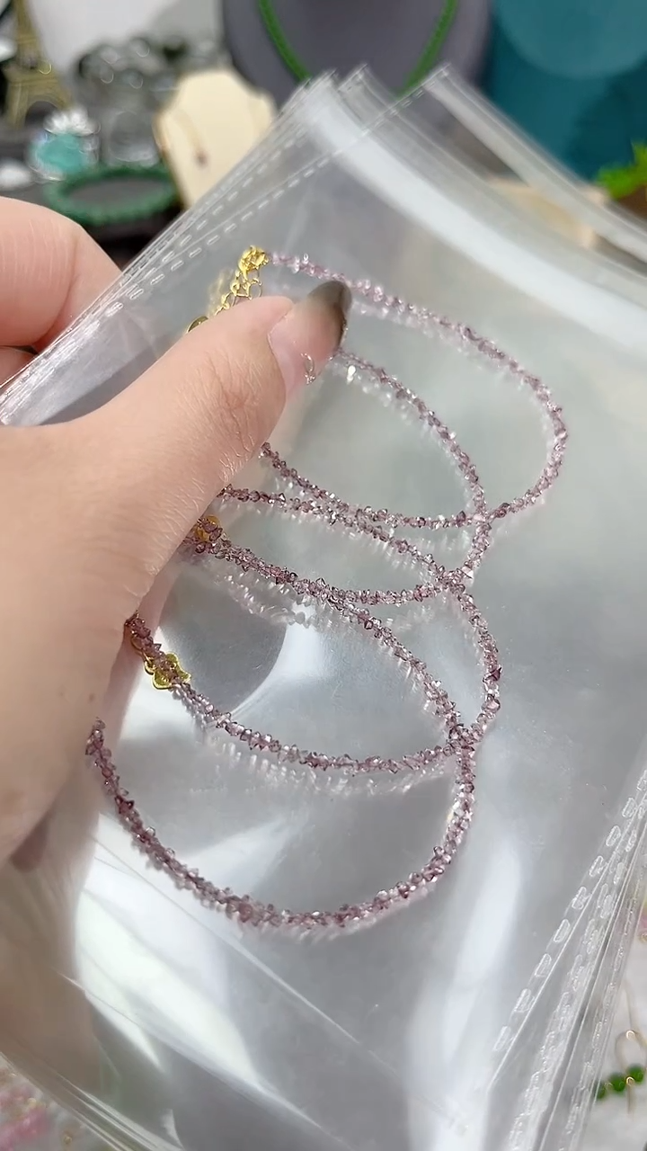 【闪购商品】钻石手链银S925镶嵌普罗旺斯紫99