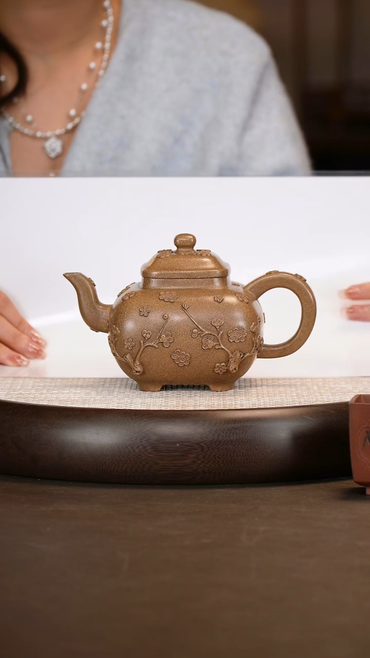 【葛岳纯】古传炉 梨皮段480c+一笔龙墨宝+龙杯