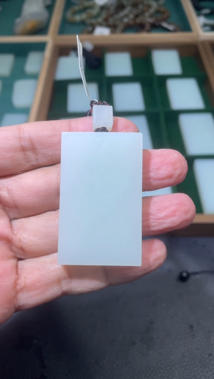 定制和田玉无事牌35