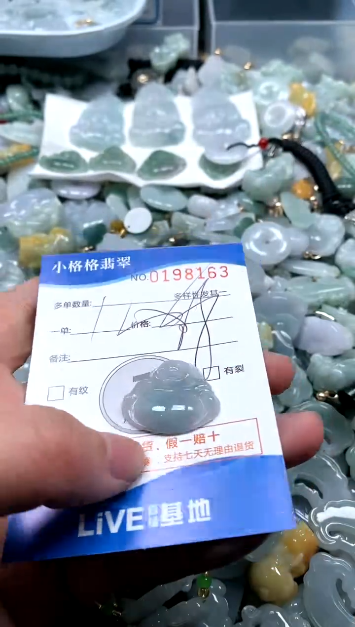 【闪购商品】翡翠颈饰未镶嵌闪购商品0198163