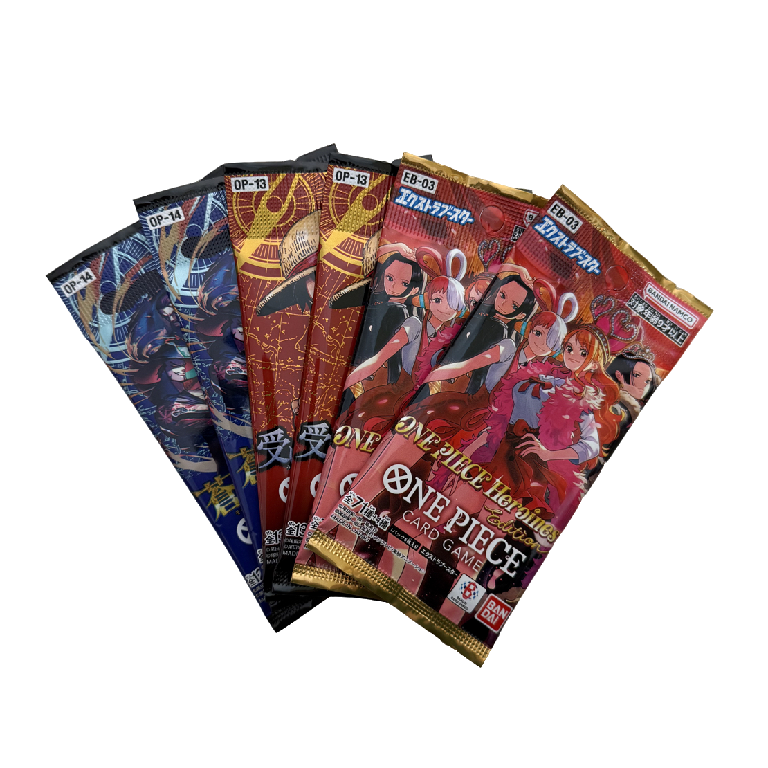 【全家桶】EB03 14 13 海贼王对战卡牌3箱混 闪咚➕1手SEC➕2
