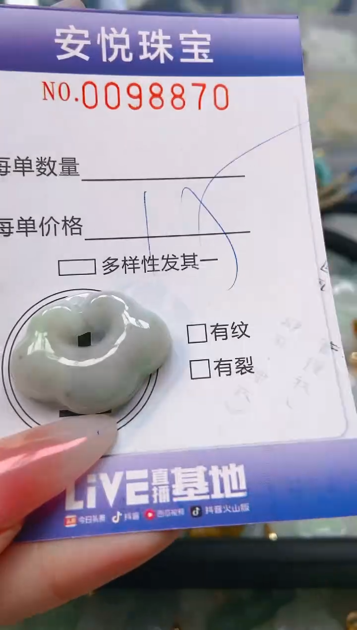 【闪购商品】翡翠颈饰未镶嵌闪购0098870