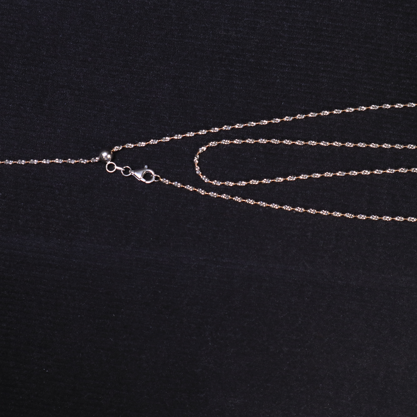 【阳阳珠宝】18K金长45cm-50cm可选意式链-3466