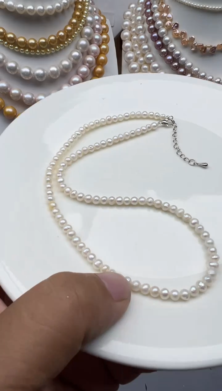 淡水珍珠未镶嵌颈饰1