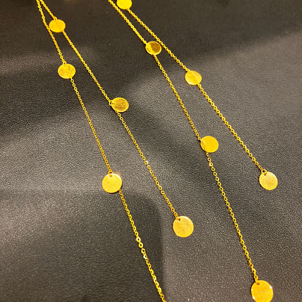 （1号货）放心黄金店 足金999耳环6.92克【货号65】