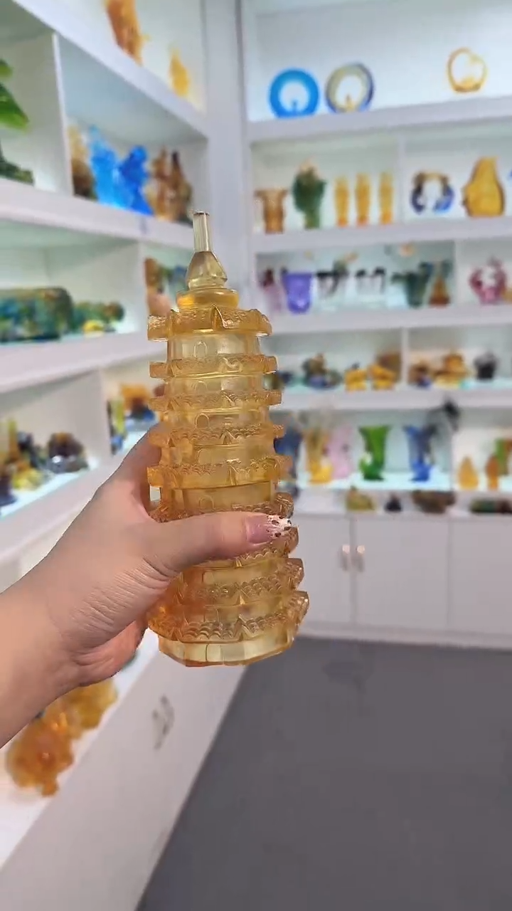 手工艺品琉璃文昌塔