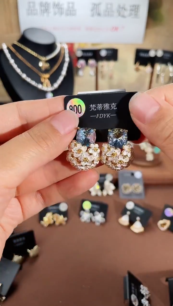 合金925银锆石梵800