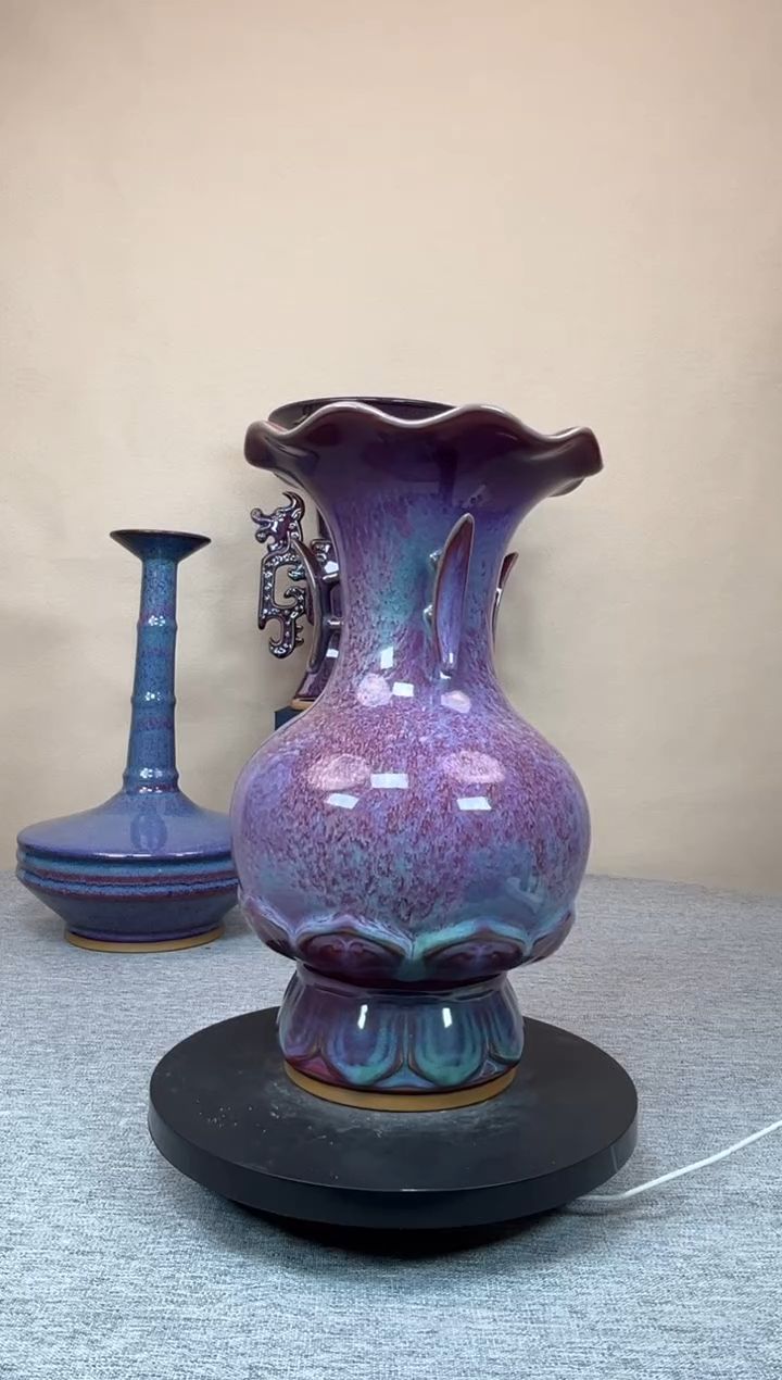 摆件陶神垕钧瓷收藏工艺品