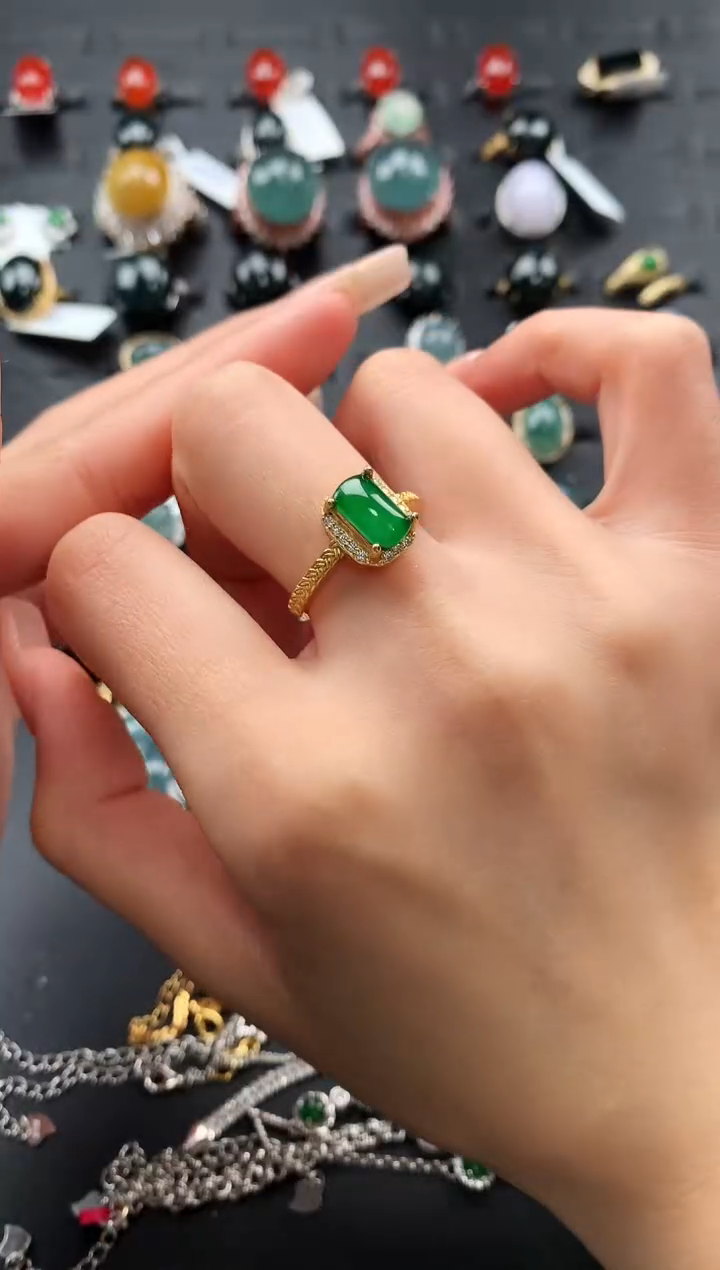 【闪购商品】翡翠戒指未镶嵌5487695987