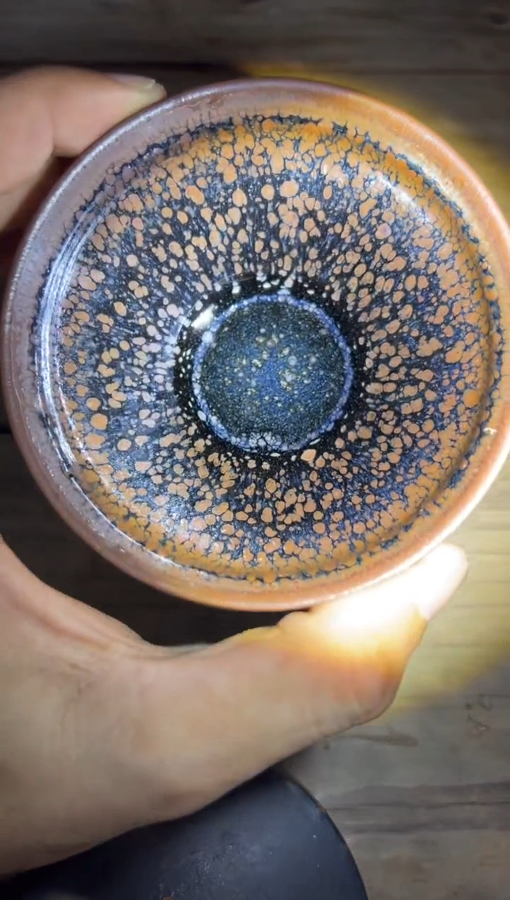 茶盏老木头精品柴烧390