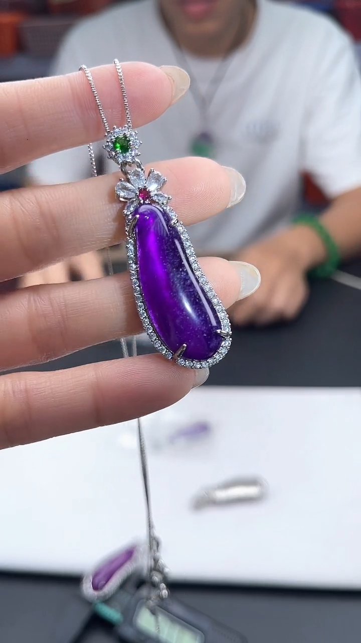 吊坠(不含链)合金石英质玉时尚百搭男女款多样发货其一