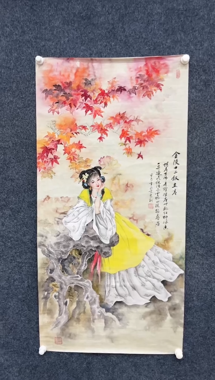 【闪购商品】国画2.9-艺术-冯高翔-四尺人物-019