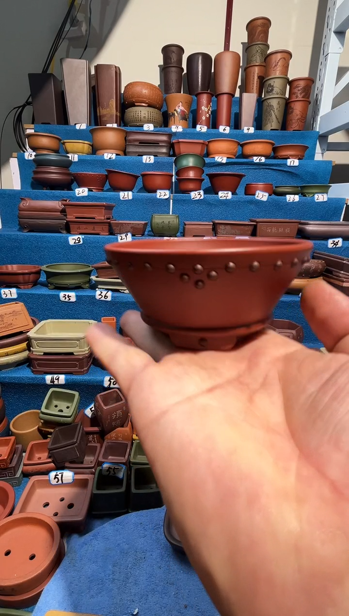 【闪购商品】紫砂紫砂花盆10*4