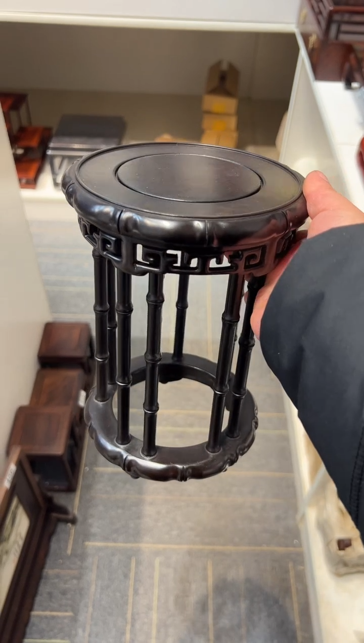 【闪购商品】黑酸枝木类端景台底座