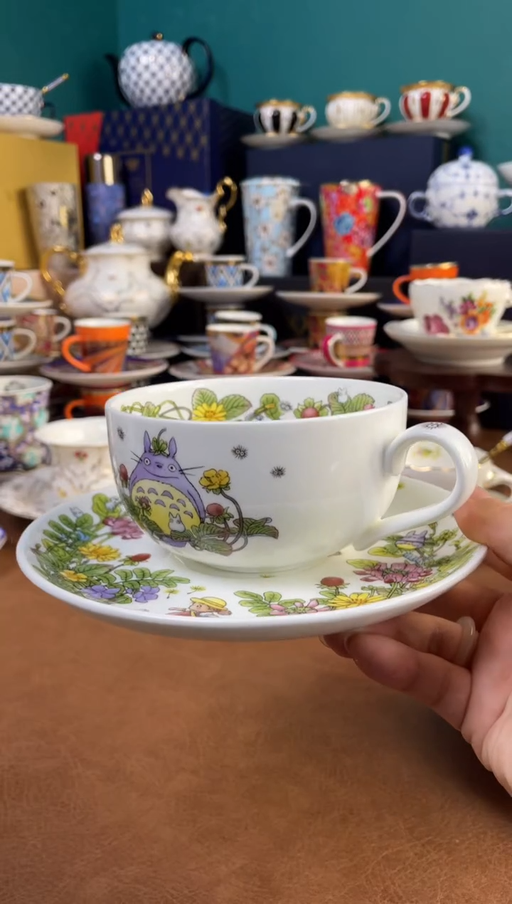 高端礼品（NTK）龙猫单杯碟-XY