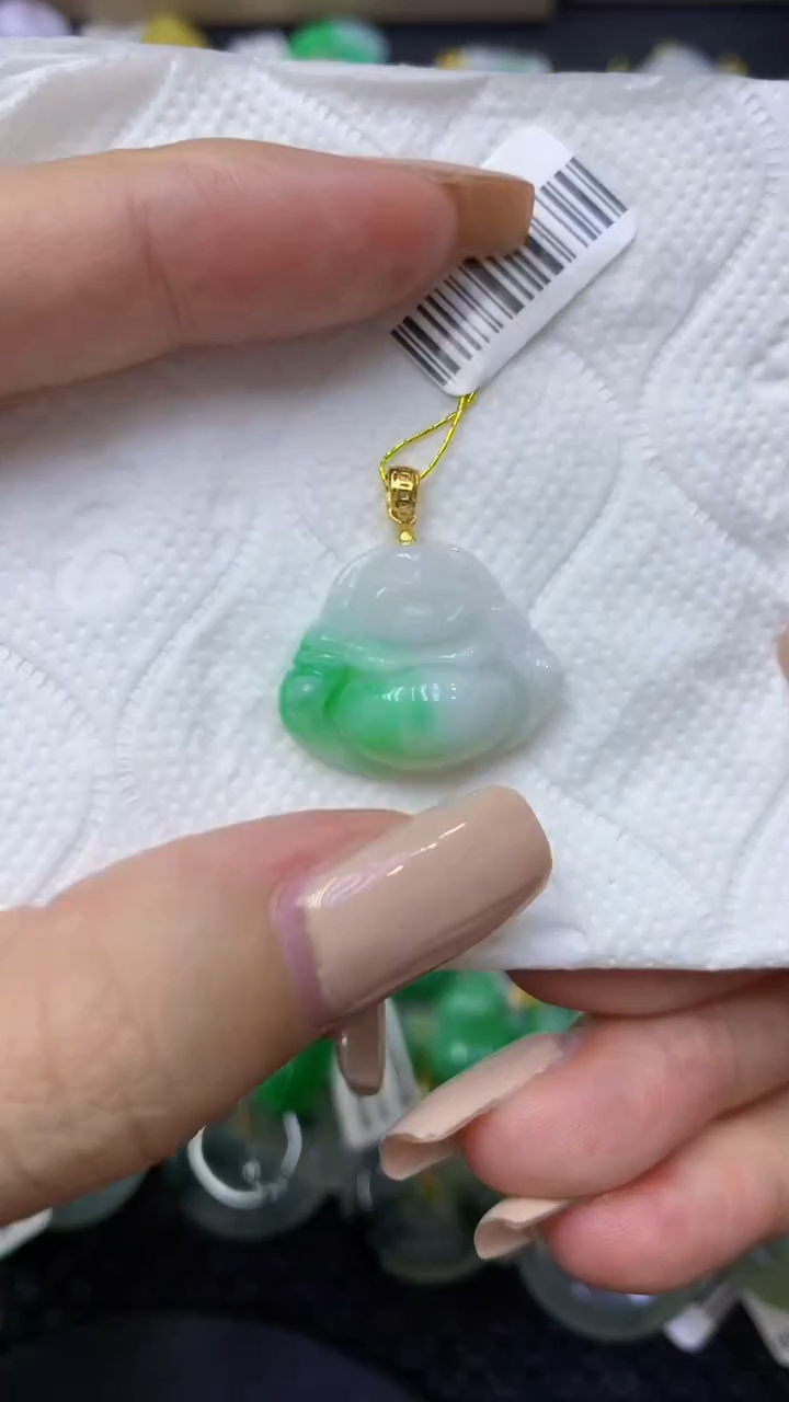 颈饰未镶嵌翡翠天然缅甸翡翠A货