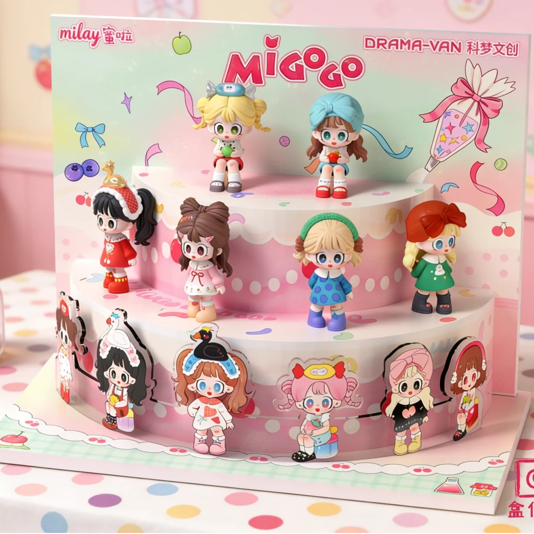 【拆袋】蜜啦少女蜜果果系列MINI盲盒潮玩手办圣诞节生日礼物