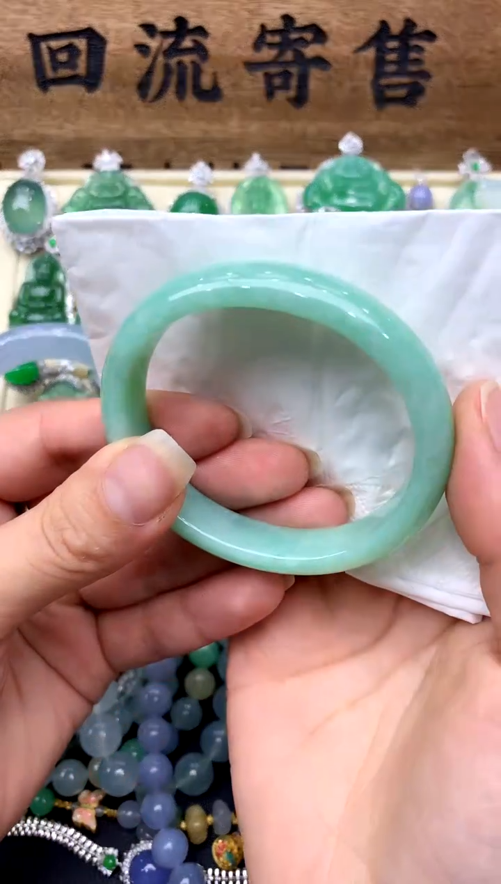 【闪购商品】翡翠手镯未镶嵌296-中国好珍宝