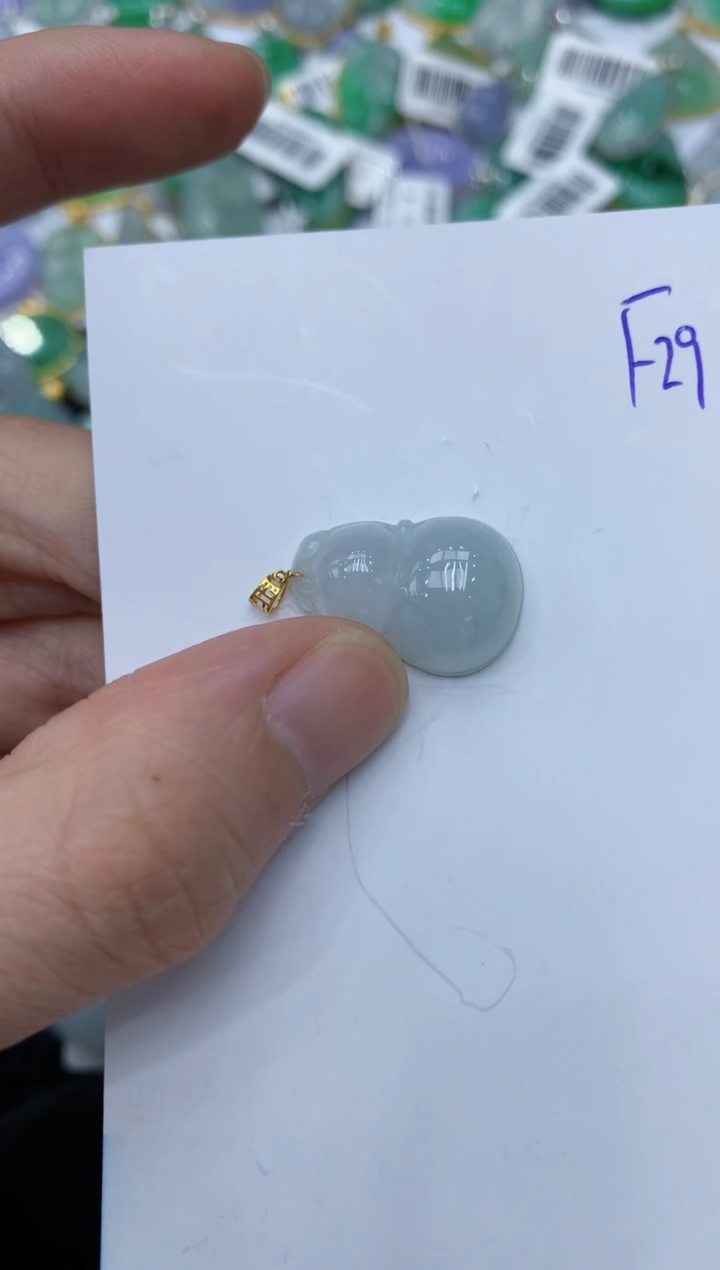 【闪购商品】翡翠颈饰18K金镶嵌11111111111