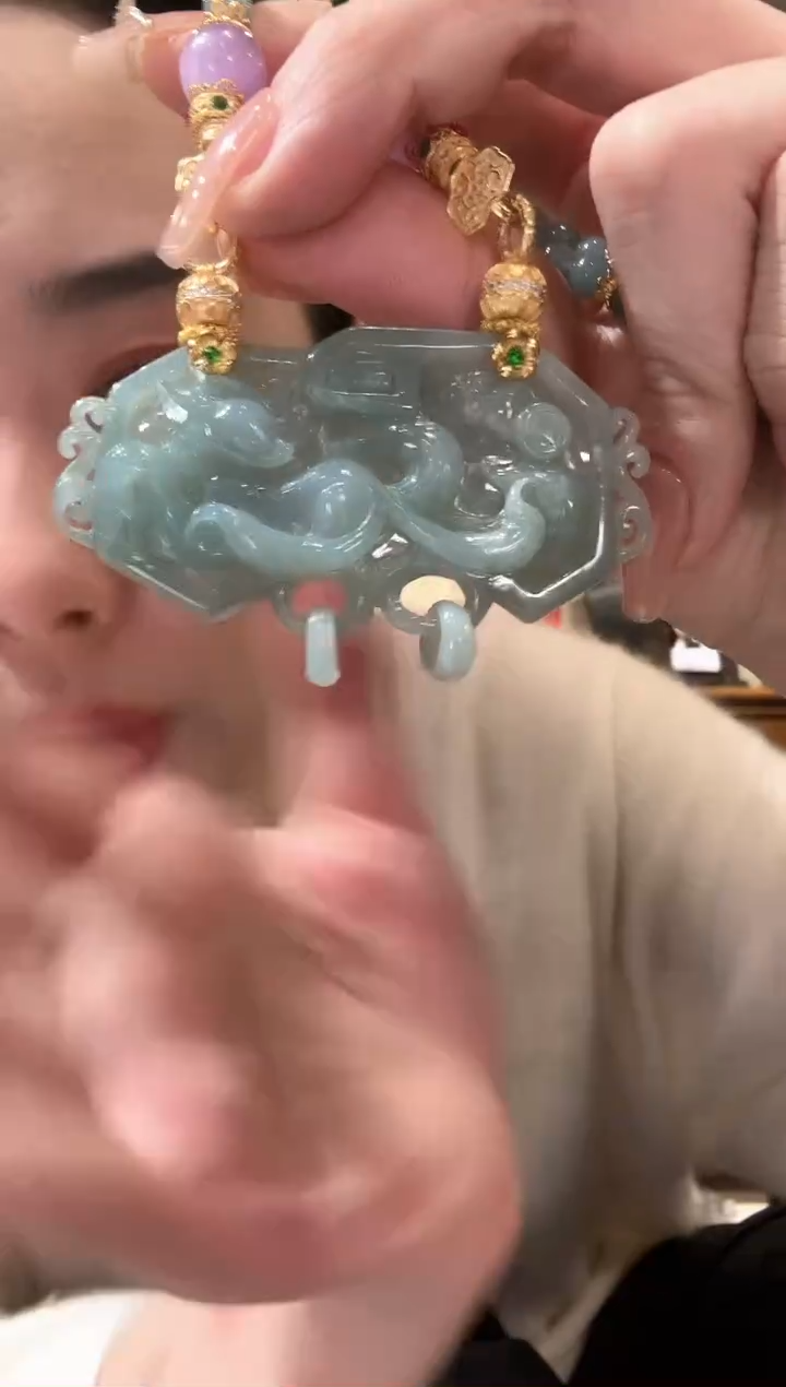 【闪购商品】翡翠颈饰未镶嵌国风