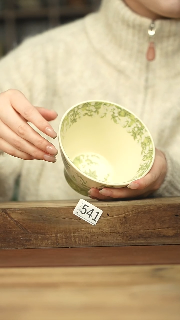 设计师手作款！铃兰系列 ！斗笠碗