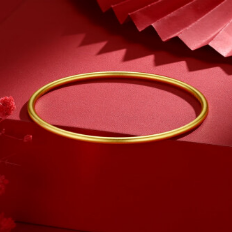 【官方甄选】高端定制足金手镯