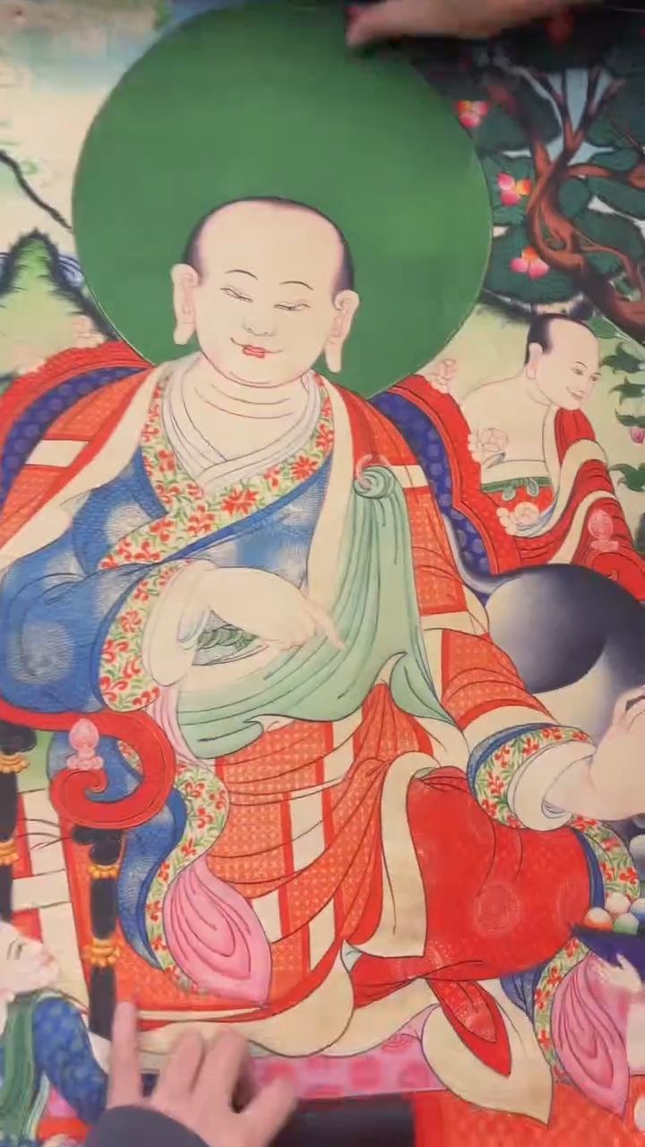 装裱画唐卡藏艺阁精美绘画作品TK16041
