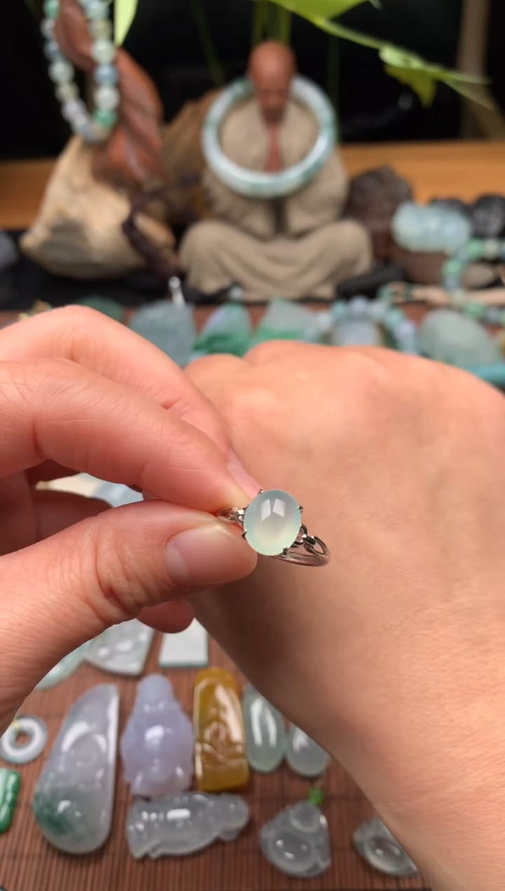 颈饰银S925镶嵌翡翠吊坠