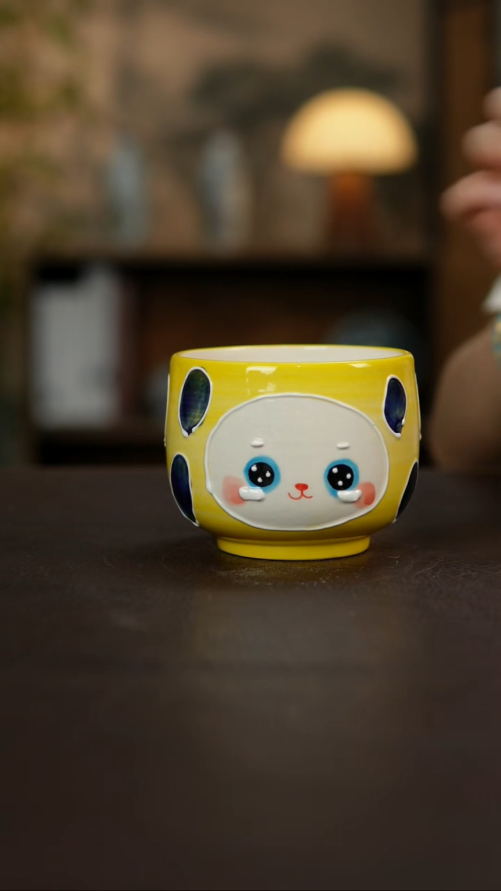 杯景德镇陶瓷杯碗柴烧多人